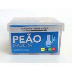 Peão Madeira 32 Peças Full hd image