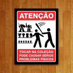 Placa Decorativa: Atenção Coleção image