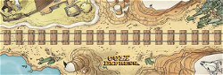 Spielmatte Colt Express Wüste
