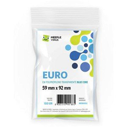 Fodera Blu Core Euro (59mm X 92mm) image