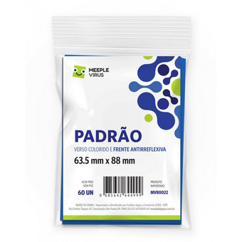 Sleeve Blue Core Padrão Azul (63.5mm X 88mm) Full hd image