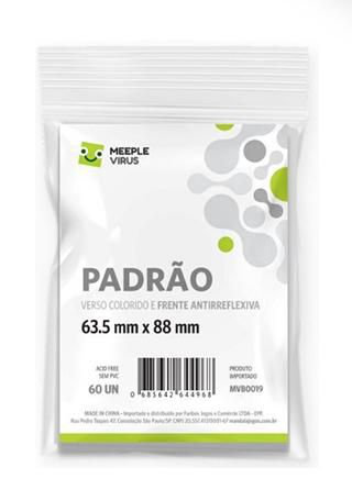 Sleeve Blue Core Padrão Branco (63,5mm X 88mm) Full hd image