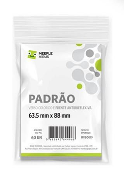 Sleeve Blue Core Padrão Branco (63,5mm X 88mm) image