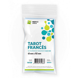 Funda Azul para Tarot Francés (61mm X 112mm) image