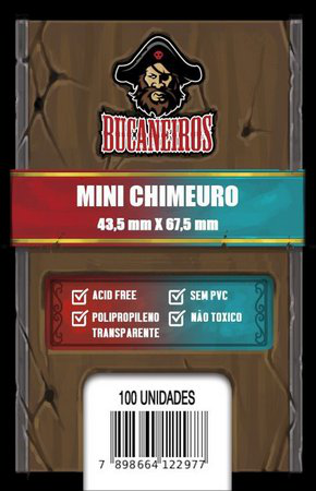 Sleeve Customizado - Mini Chimeuro (43,5 x 67,5) - FIve Tribes e Catan Full hd image