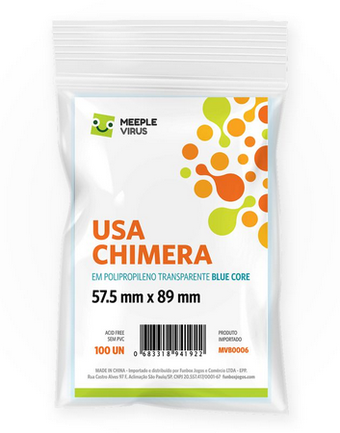 Sleeve Meeple Virus Blue Core Usa Chimera Full hd image