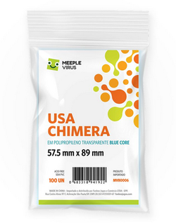 Sleeve Meeple Virus Blue Core Usa Chimera image