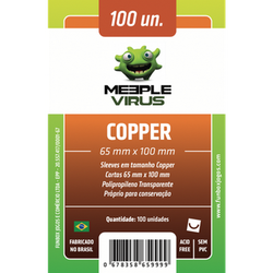 Fundas Meeple Vírus Cobre image