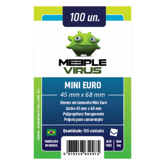 Sleeve Meeple Vírus Mini Euro Full hd image