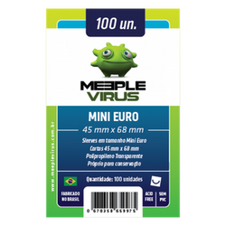 Sleeve Meeple Vírus Mini Euro (45mm x 68mm) image