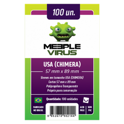 Sleeve Meeple Vírus Usa Chimera (57mm x 89mm) image