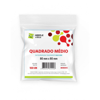 袖子蓝芯：Quadrado Médio（80 X 80毫米） image