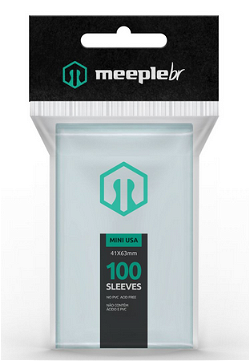 Sleeves Meeplebr Mini Usa 41 X 63 Mm image