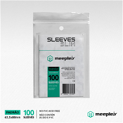 Sleeves Meeplebr Slim Padrão 63,5 X 88 Mm
슬리브 미플 슬림 표준 63,5 X 88mm image
