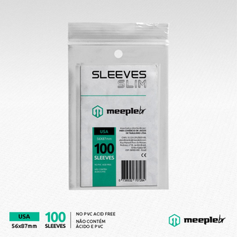 Sleeves Meeplebr Slim Usa 56 X 87 Mm Full hd image