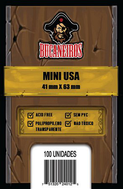 Protetores de Cartas Mini USA (41 mm x 63 mm) image