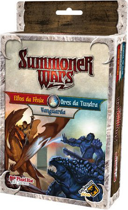 Summoner Wars Elfos Da Fênix Vs. Orcs Da Tundra 
Translated to Spanish: Summoner Wars Elfos del Féni image