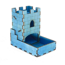 Башня маленьких синих кубиков image