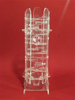 Tower of Acrylic Dice