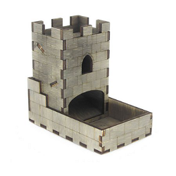 Small Black Dice Tower image