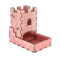 Small Pink Dice Tower image