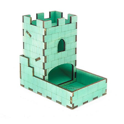 Small Green Dice Tower image