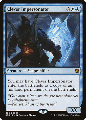 Combo Clever Impersonator Saheeli Rai Sun Titan Karmic Guide Magic The Gathering Mtg