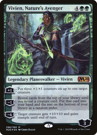 Vivien, Nature's Avenger - Magic: the Gathering MTG