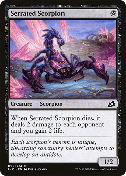 Scorpion barbelé