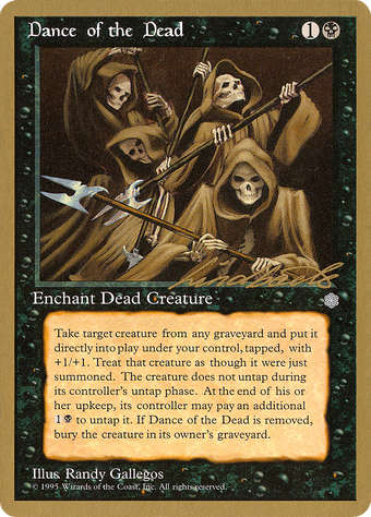 Danza De Los Muertos Dance Of The Dead Magic The Gathering Mtg