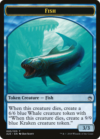 Kraken Token - Magic: The Gathering Mtg