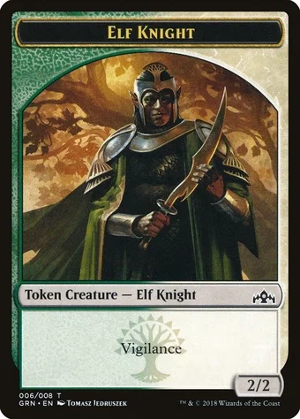 Saproling // Elf Knight Token Full hd image