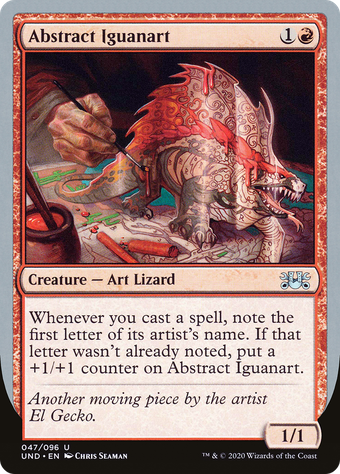 Abstract Iguanart image