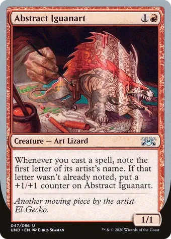 Abstract Iguanart image