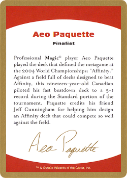 Aeo Paquette Bio