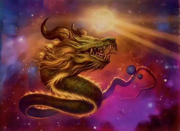 Nebula Dragon Crop image Wallpaper