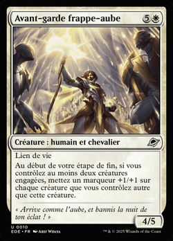 Avant-garde frappe-aube image