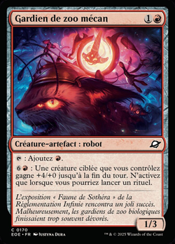 Gardien de zoo mécan image