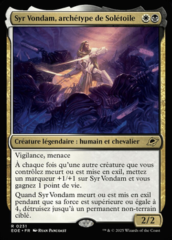 Syr Vondam, archétype de Solétoile image
