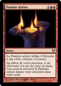 Flamme attisée image