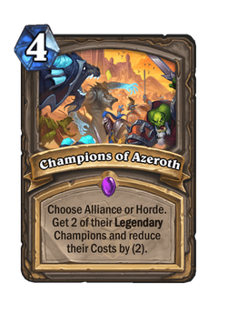 carta spoiler Champions of Azeroth