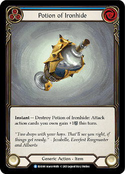 Potion of Ironhide (3) -> 철갑 포션 (3) image