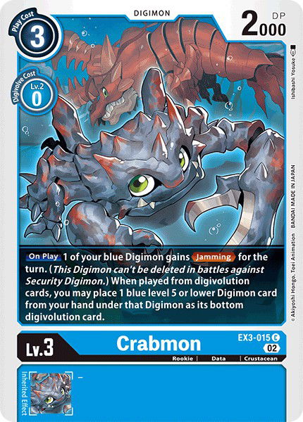 Crabmon EX3-015 Crop image Wallpaper