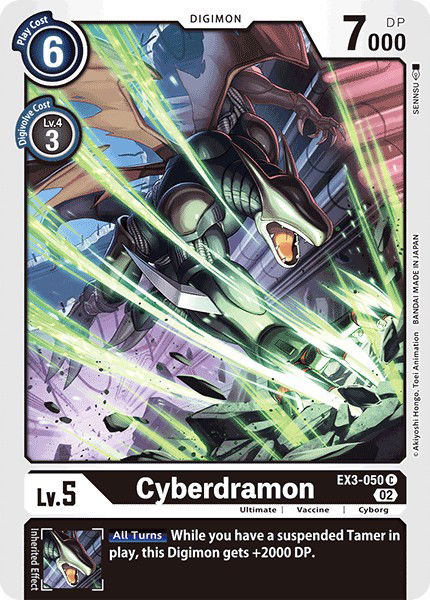 Cyberdramon EX3-050 Crop image Wallpaper