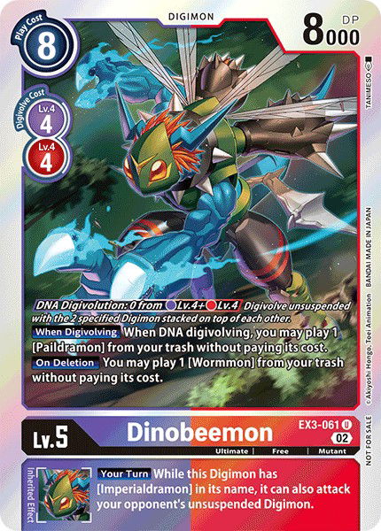 Dinobeemon EX3-061 Crop image Wallpaper