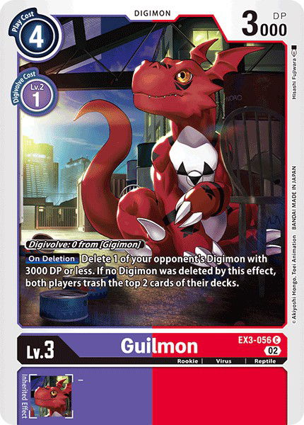 Guilmon EX3-056 Crop image Wallpaper