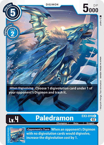 Paledramon EX3-019 Crop image Wallpaper