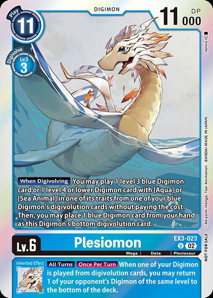 Plesiomon EX3-023 Crop image Wallpaper