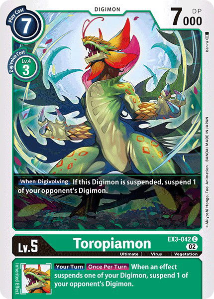 Toropiamon EX3-042 Crop image Wallpaper