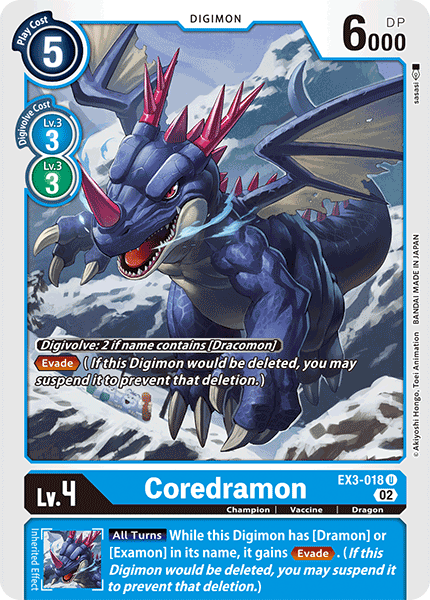 Coredramon - EX3-018 image